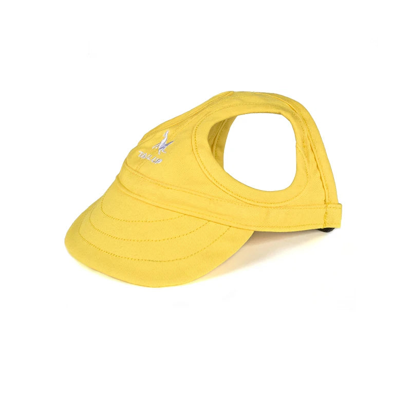 Adjustable Dog Sun Hat - UV Visor & Ear Holes