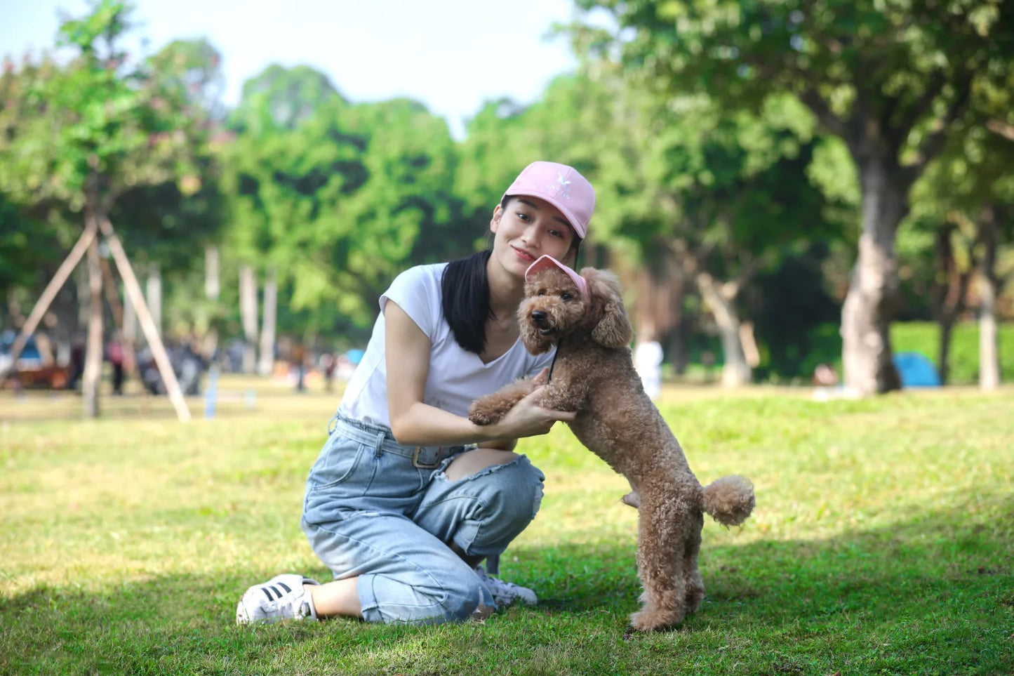 Adjustable Dog Sun Hat - UV Visor & Ear Holes