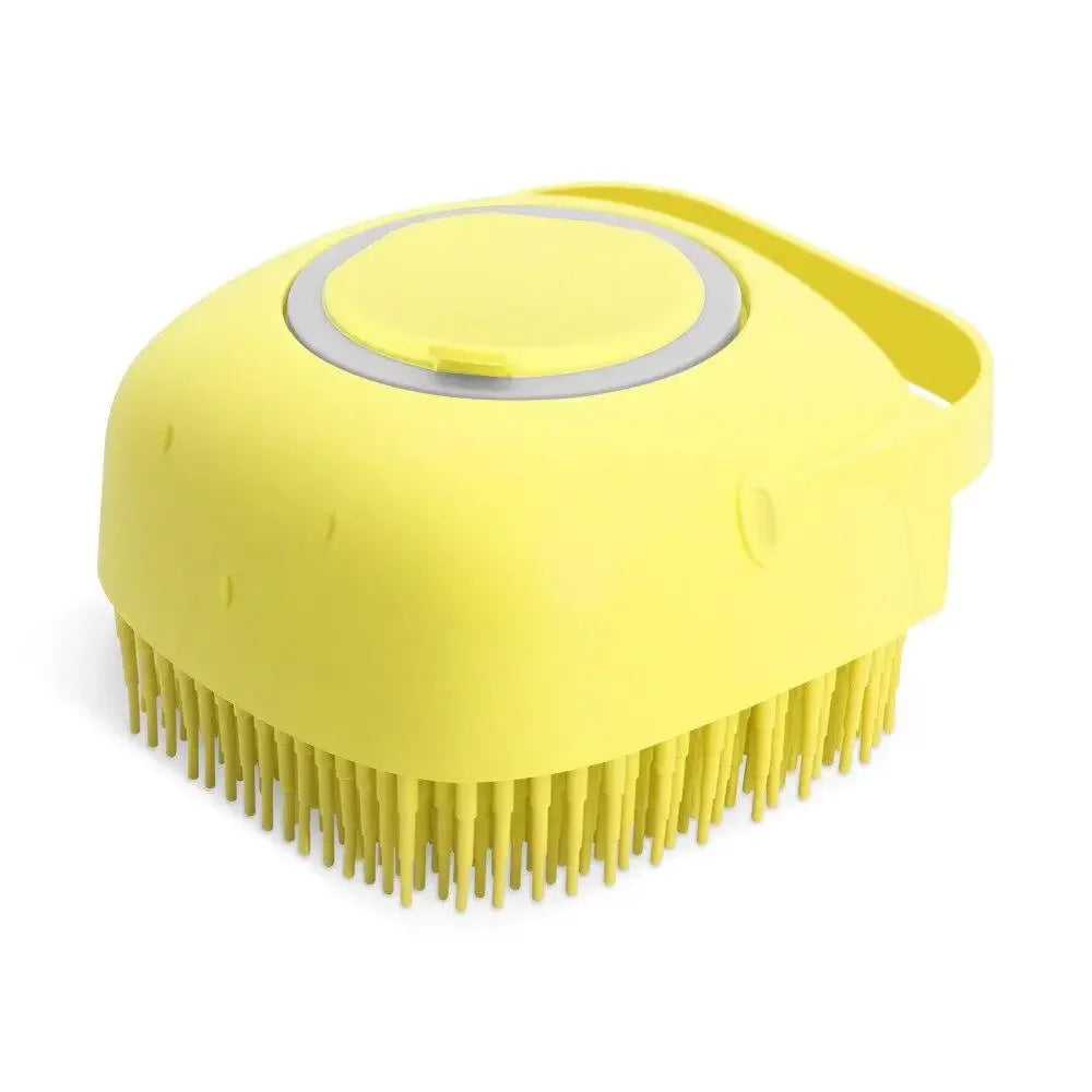 CatDog 2-in-1 Shampoo Brush - Silicone Massage Comb