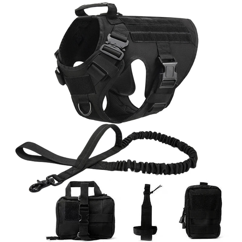 CatDog Tactical Dog Vest - 1050D Nylon & MOLLE Compatible