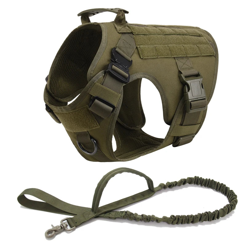 CatDog Tactical Dog Vest - 1050D Nylon & MOLLE Compatible