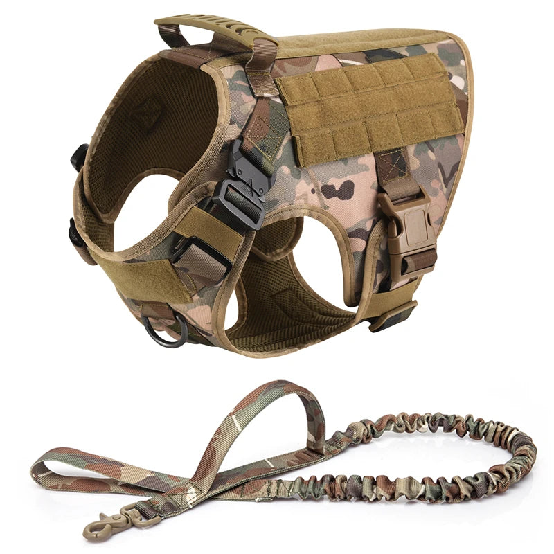 CatDog Tactical Dog Vest - 1050D Nylon & MOLLE Compatible