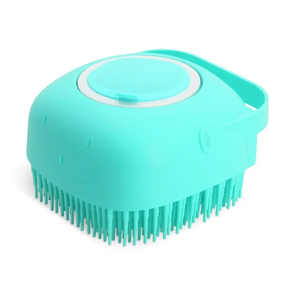 CatDog 2-in-1 Shampoo Brush - Silicone Massage Comb