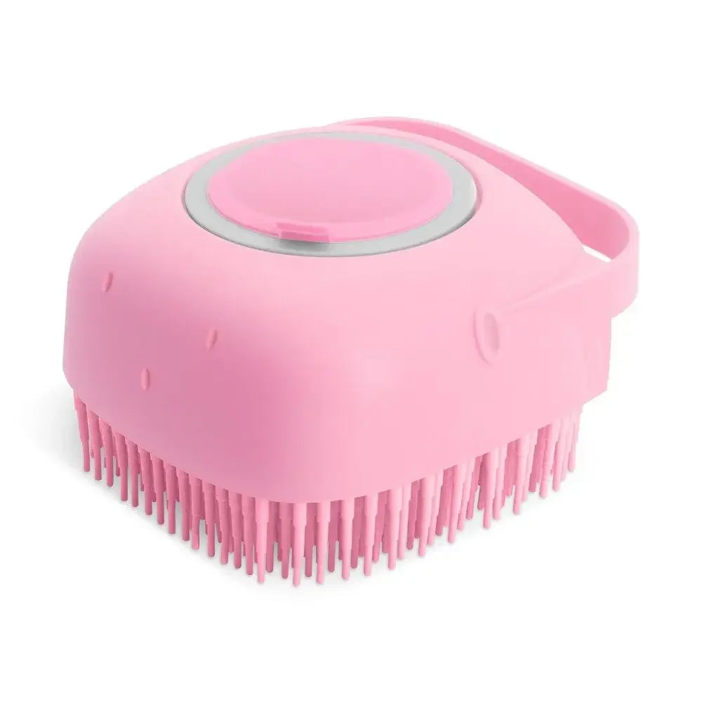CatDog 2-in-1 Shampoo Brush - Silicone Massage Comb