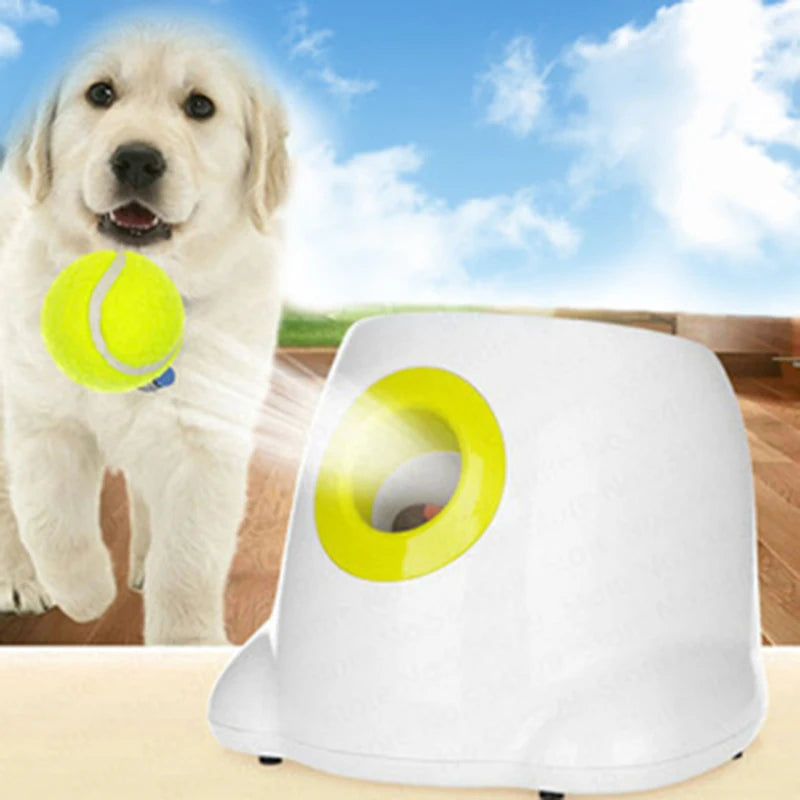 Auto Ball Launcher for Dogs - 3-Speed & 3 Balls Included