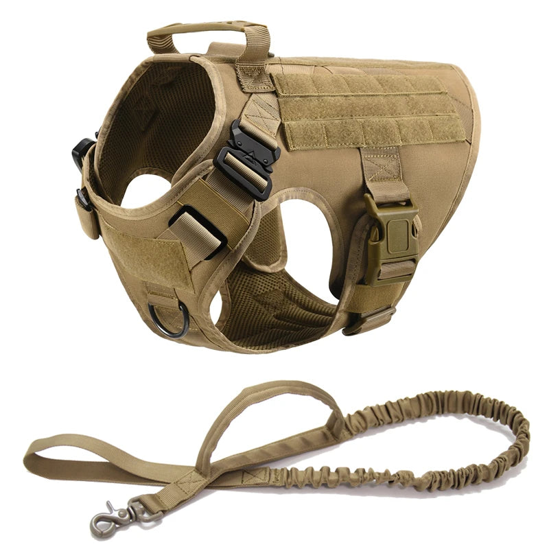 CatDog Tactical Dog Vest - 1050D Nylon & MOLLE Compatible