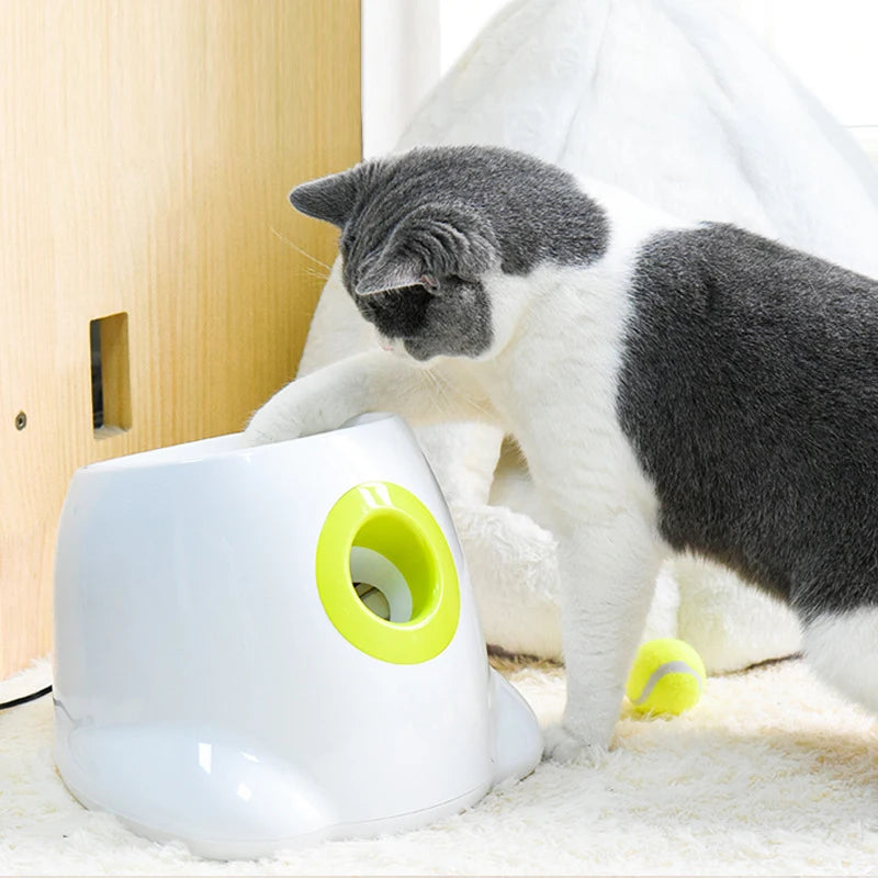 Auto Ball Launcher for Dogs - 3-Speed & 3 Balls Included