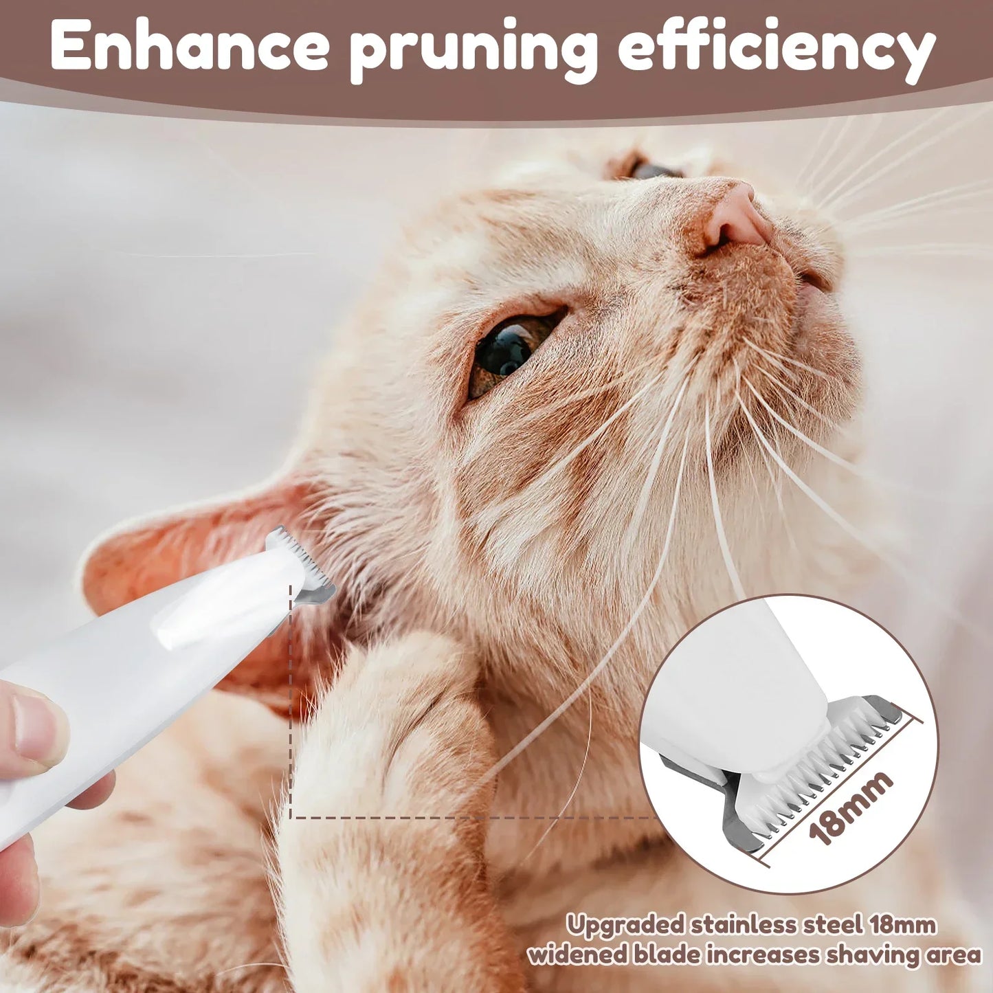 CatDog LED Paw Trimmer - 18mm Blade & Waterproof