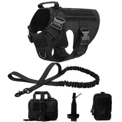 CatDog Tactical Dog Vest - 1050D Nylon & MOLLE Compatible