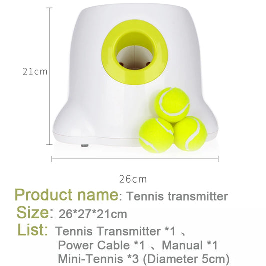 Auto Ball Launcher for Dogs - 3-Speed & 3 Balls Included