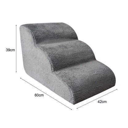 CatDog 3-Tier Pet Ramp - Non-Slip & Machine Washable